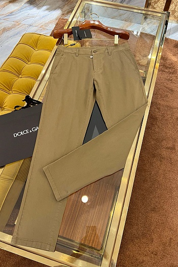 Мужские брюки Dolce & Gabbana Premium - Beige   