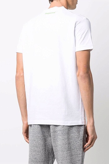 Мужская футболка Dsquared2 Mouse - White   