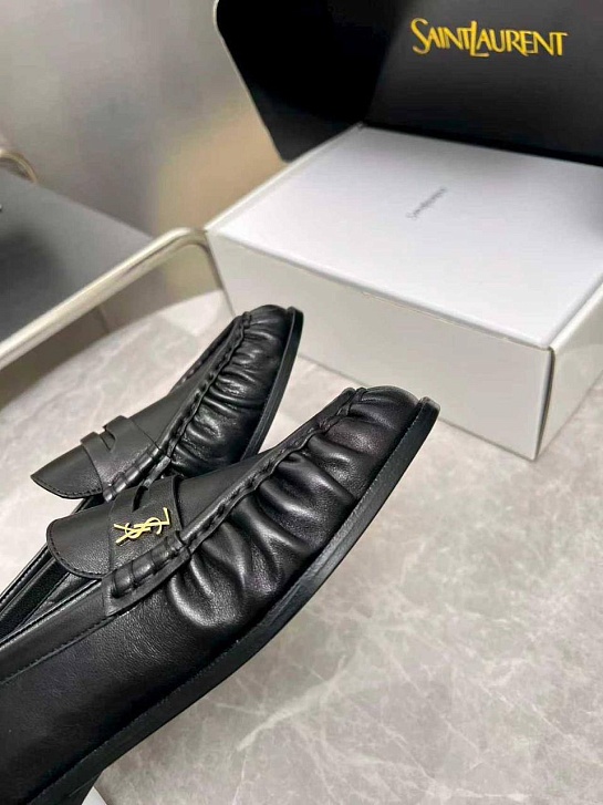 Женские кожаные лоферы Yves Saint Laurent premium