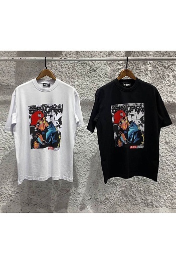 Белая оверсайз футболка Balenciaga   