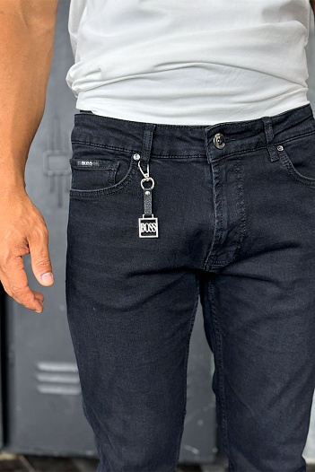 Мужские чёрные джинсы Hugo Boss   