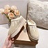 Меховые женские слипоны UGG Tassle - Beige