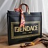 Кожаная сумка-шоппер Fendi Damen Sunshine 40x34 см