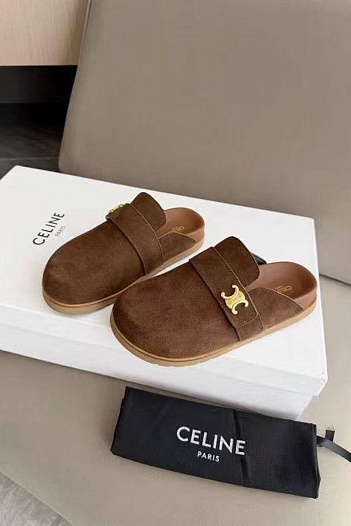 Женские замшевые мюли Celine   
