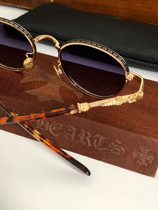 Солнцезащитные очки Chrome Hearts Metal Oval