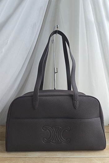 Кожаная сумка Celine Triomphe 44x26 см   