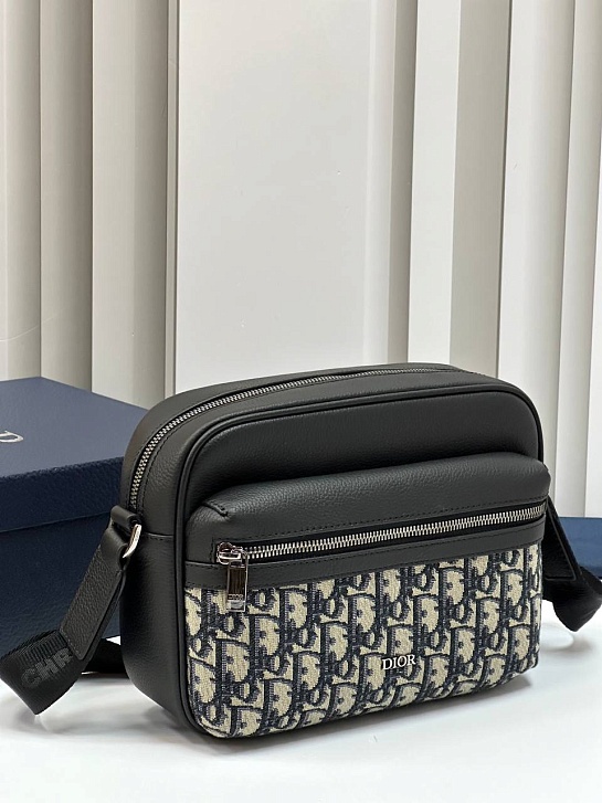 Сумка-мессенджер Dior Rider 2.0 Premium 23x17x17.5 см - Beige