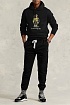 Чёрное мужское худи Polo Ralph Lauren Sport Bear print