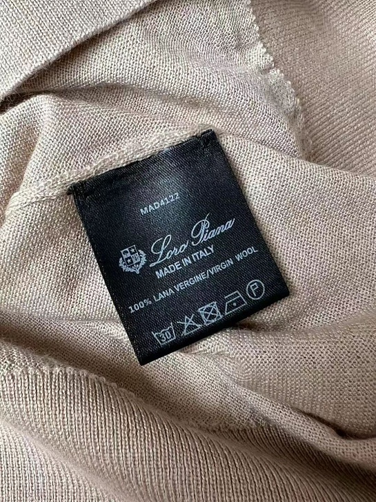 Поло с длинным рукавом Loro Piana Premium - Flower Aprecot