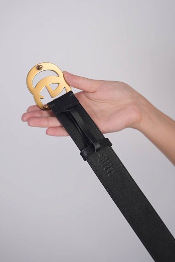 Кожаный ремень Gucci -  ширина 2 / 3 см, длина 80 / 85 см   