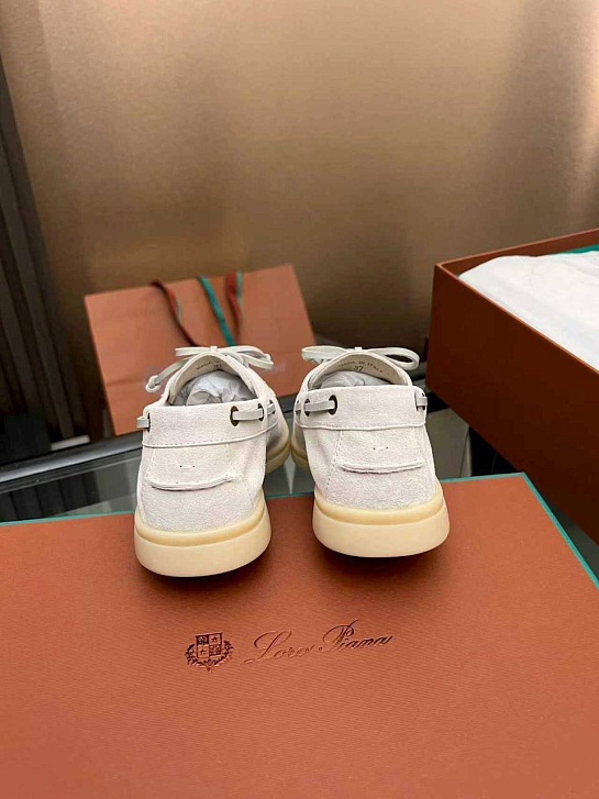 Женские замшевые лоферы Loro Piana premium