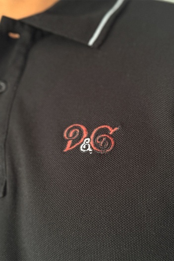 Классическое чёрное поло Dolce&Gabbana   