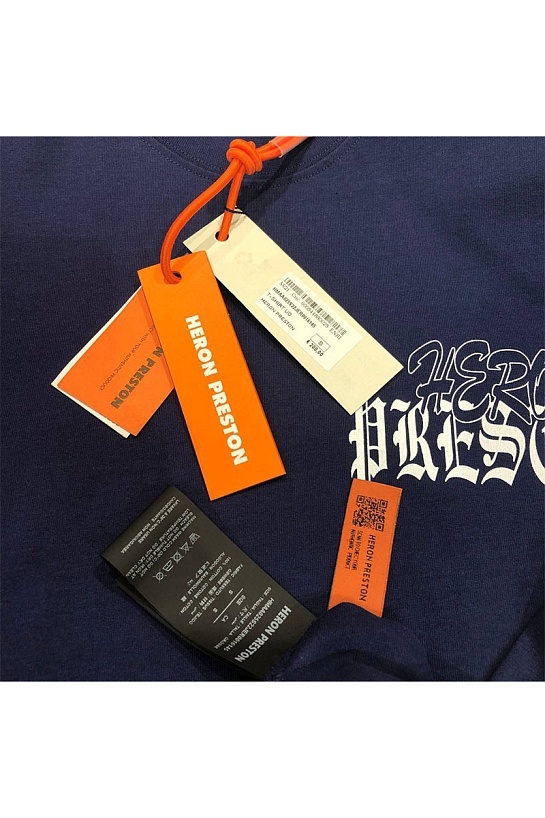 Белая оверсайз футболка Heron Preston