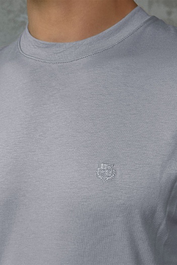 Мужская серая футболка Loro Piana   