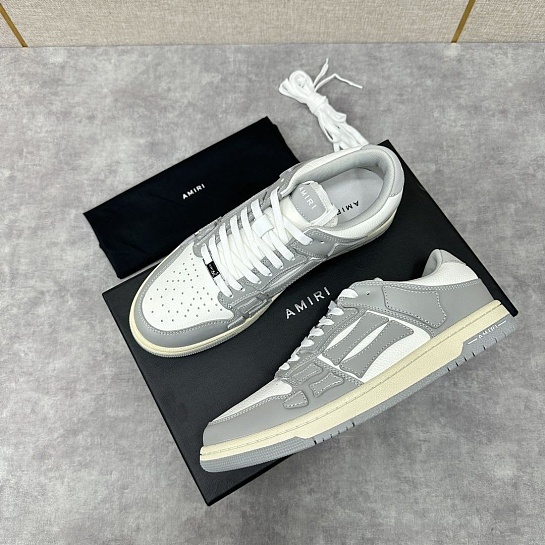 Кожаные кроссовки Amiri Skel low-top