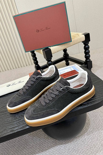 Мужские кроссовки Loro Piana Tennis Walk - Grey   