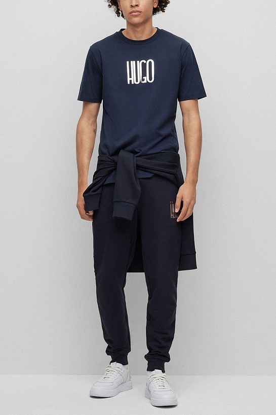 Футболка тёмно-синего цвета Hugo Boss Dartlap