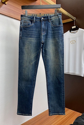 Мужские синие джинсы Burberry premium   