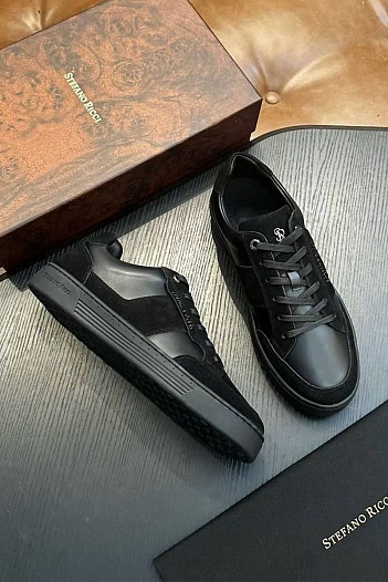 Мужские комбинированные кроссовки Stefano Ricci   