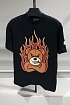 Чёрная футболка Moncler Genius x Palm Angels Angry Bear