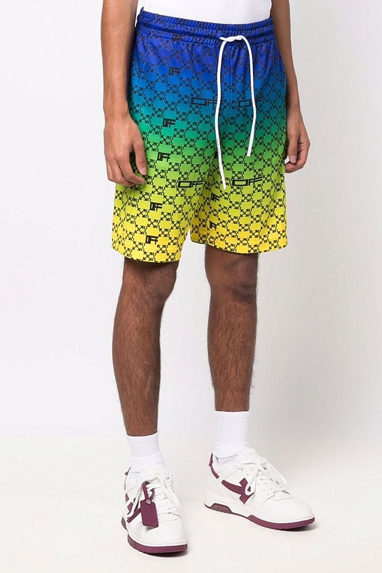 Мужские шорты Off-White Arrows gradient-print