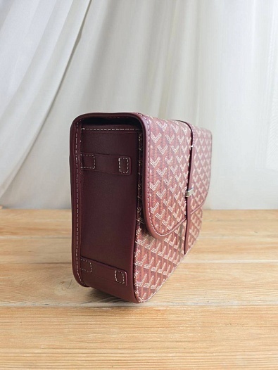 Кожаная сумка Goyard Belvedere MM 27x21 см   