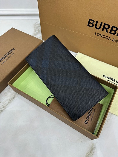 Кожаный бумажник Burberry Premium 19x10x2.5 см   