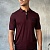 Мужское поло Stefano Ricci Eagle zip-neck - Burgundy