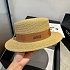 Соломенная шляпа канотье Gucci premium