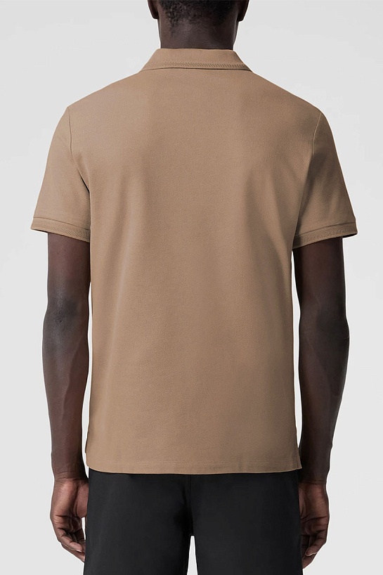 Мужское поло Burberry TB logo - Brown