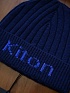 Кашемировая шапка Kiton premium - Royal Blue