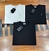 Мужская чёрная футболка Saint Laurent