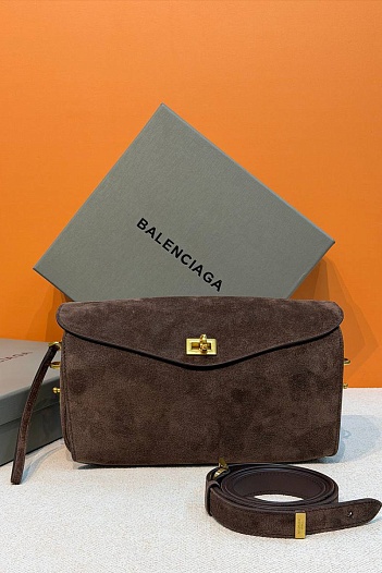 Замшевая сумка Balenciaga Le premium 33x13.5x10 см   