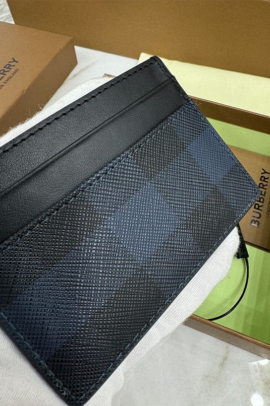 Кожаный кардхолдер Burberry Premium 10x7 см