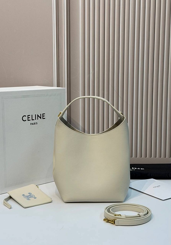 Кожаная сумка Celine Small Hobo premium 18x31x6 см
