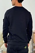 Мужской свитшот Stone Island чёрного цвета Compass-patch