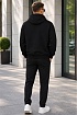 Мужское чёрное худи Versace Medusa
