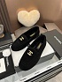 Женские замшевые лоферы Chanel premium