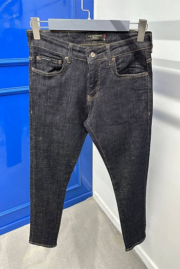 Мужские тёмно-синие джинсы Dolce & Gabbana   