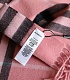 Шарф Burberry Check premium 168x30 см - Pink