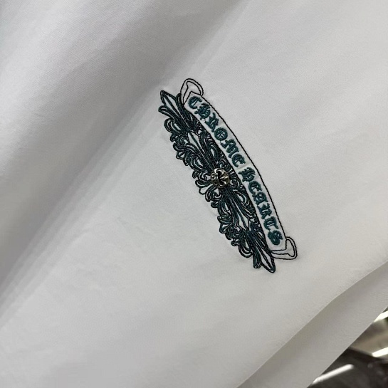 Белая оверсайз футболка Chrome Hearts Premium