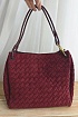 Замшевая сумка Bottega Veneta 35x24 см - Red