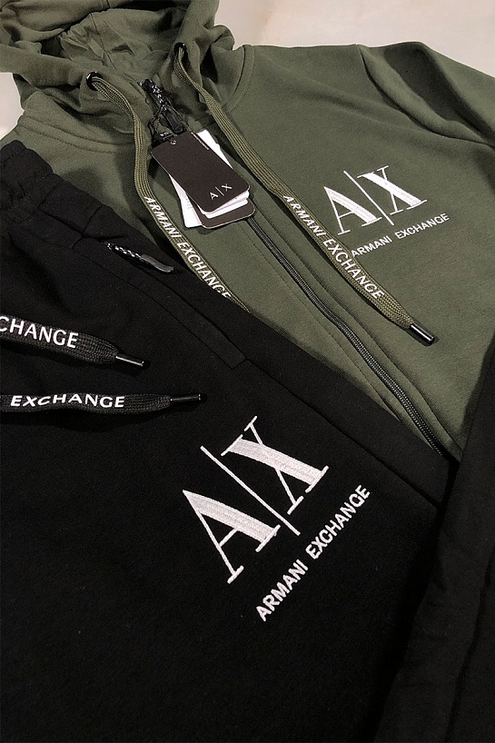 Мужские чёрные штаны Armani Exchange