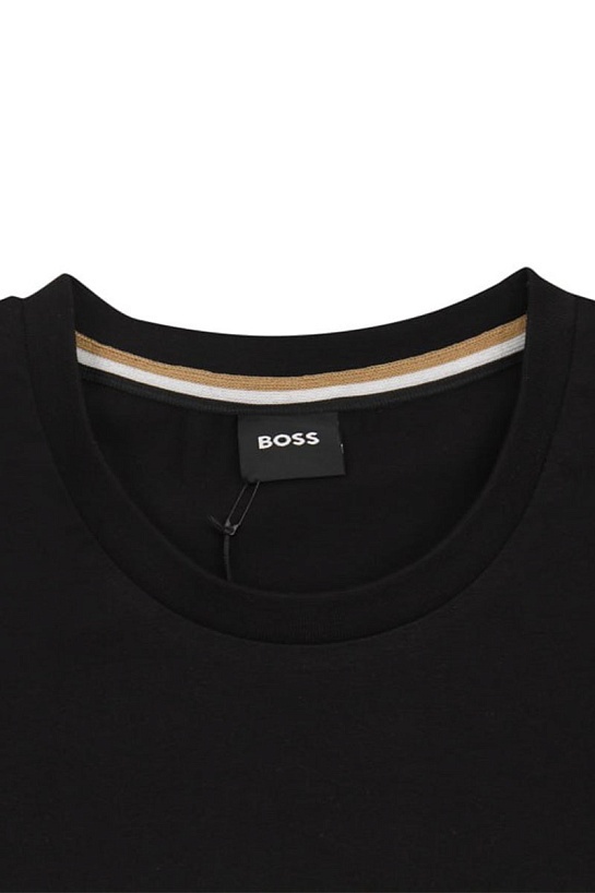 Футболка белого цвета Hugo Boss monogram-filled