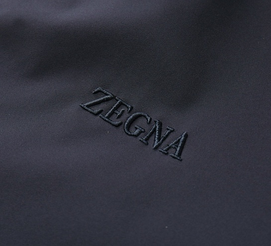 Мужская чёрная ветровка Zegna