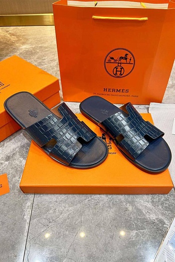 Мужские шлёпанцы Hermes Izmir - Navy   