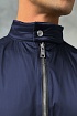 Двусторонняя ветровка Prada logo-plaque - Navy / Black