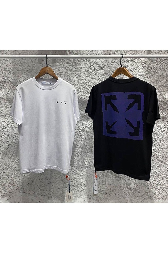 Белая оверсайз футболка Off-White Arrows