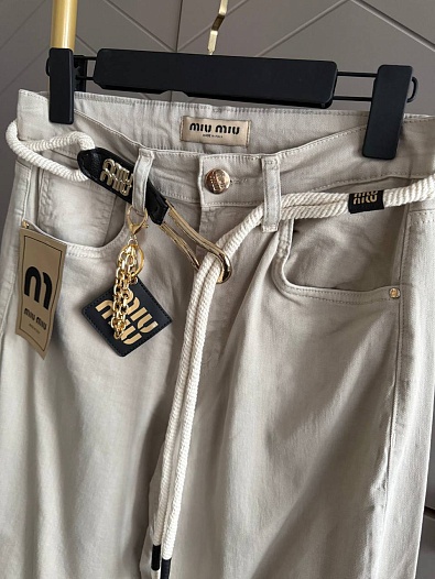 Женские прямые джинсы MIU MIU premium   