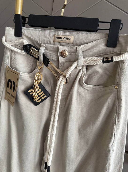 Женские прямые джинсы MIU MIU premium